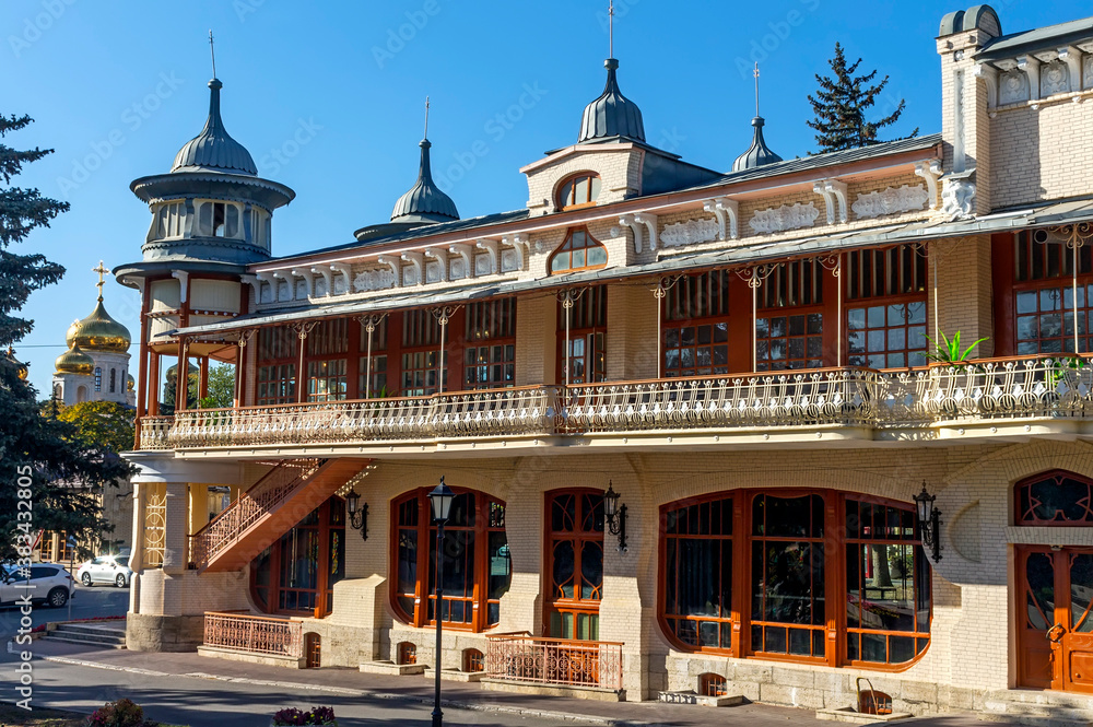 A very old house in resort Pyatigorsk,Northern Caucasus,Russia.One of the most beautiful buildings in the city,built in 1909.