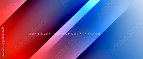 Fluid gradients with dynamic diagonal lines abstract background. Bright colors with dynamic light and shadow effects. Vector wallpaper or poster