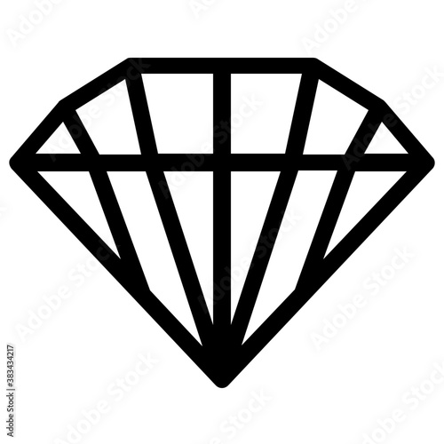 
Isolated icon design of diamond
