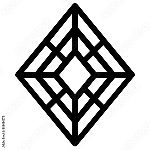 
Vector icon design of precious stone
