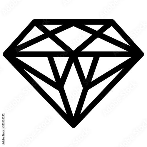 
Isolated icon design of diamond
