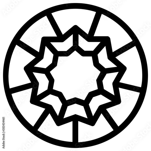 
Vector icon design of precious stone
