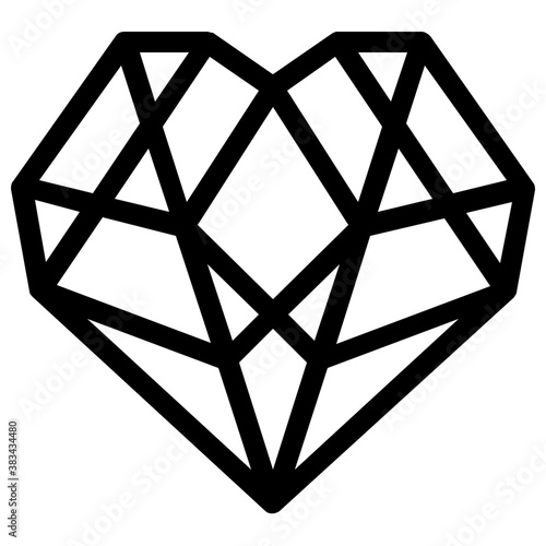 
Vector icon design of precious stone
