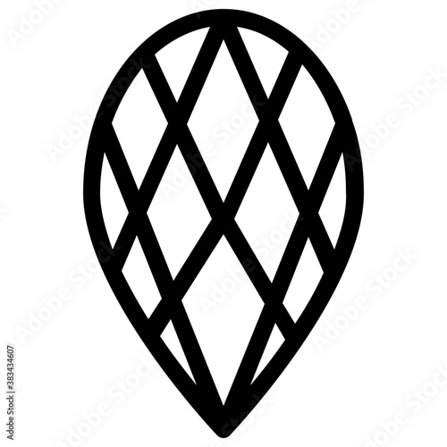 
Vector icon design of precious stone
