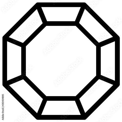 
Vector icon design of precious stone
