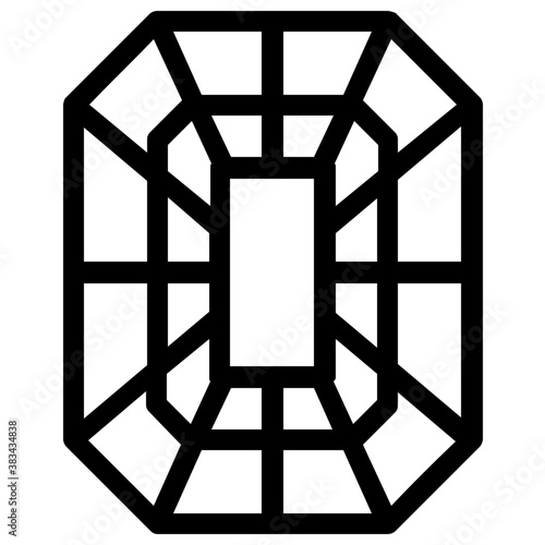 
Gemstone vector on white background
