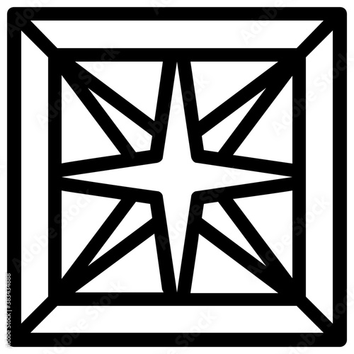 
Vector icon design of precious stone
