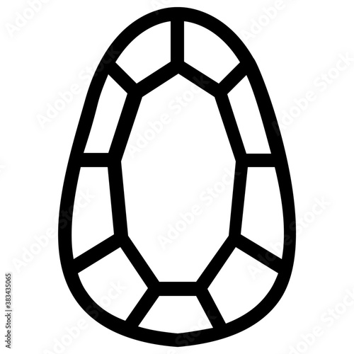 
Isolated icon design of diamond
