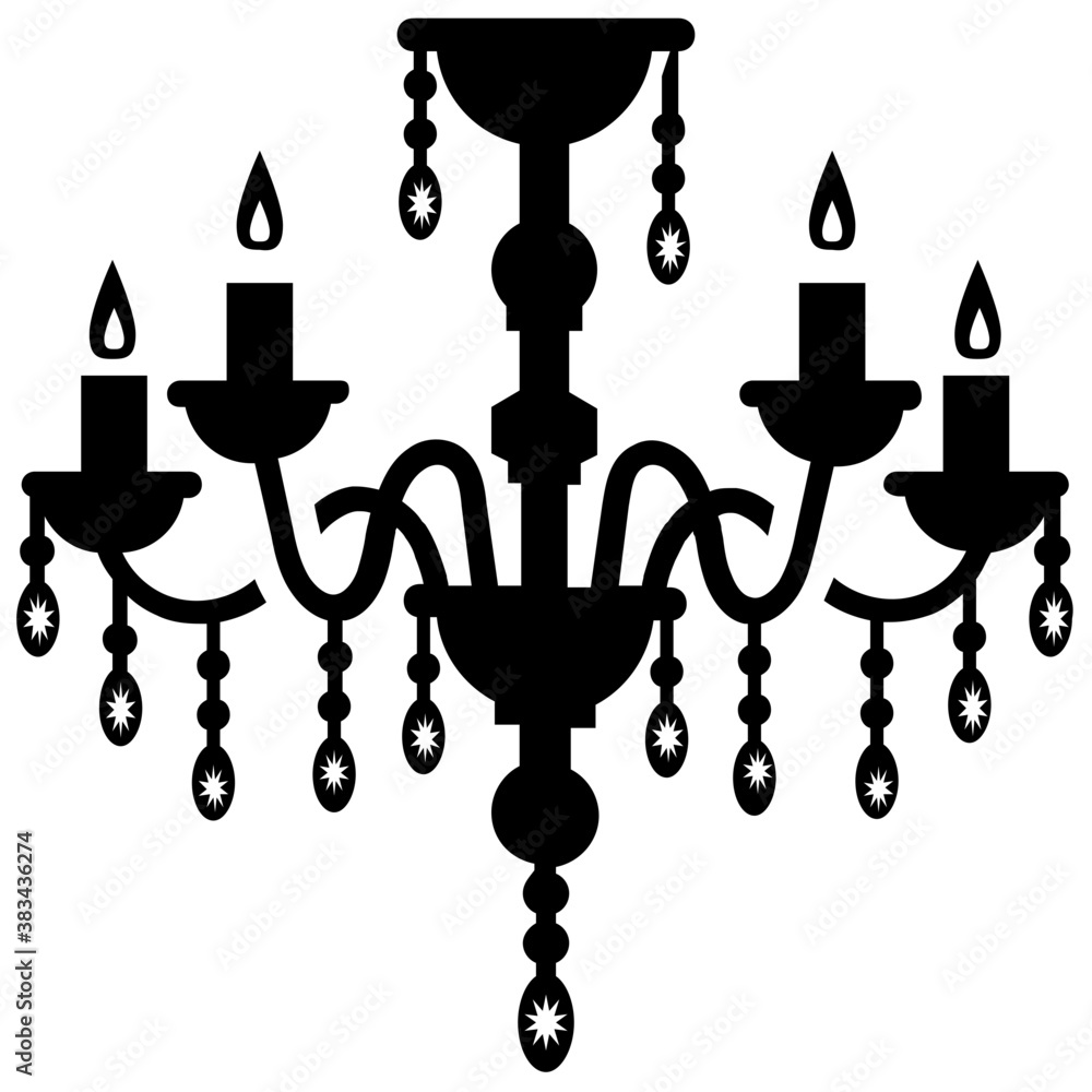 Isolated icon design of girandole
Isolated icon design of girandole