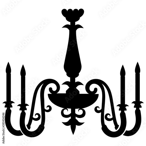 
Isolated icon design of girandole

