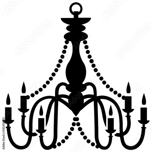 
Isolated icon design of girandole
