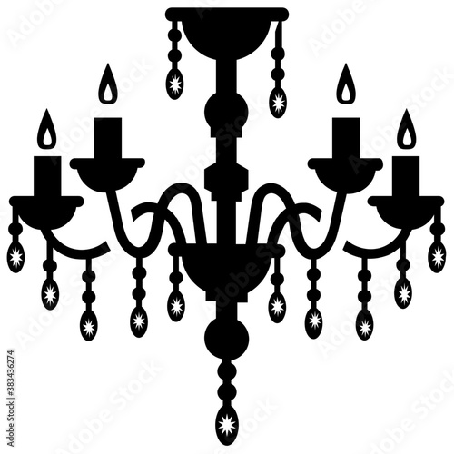 
Isolated icon design of girandole

