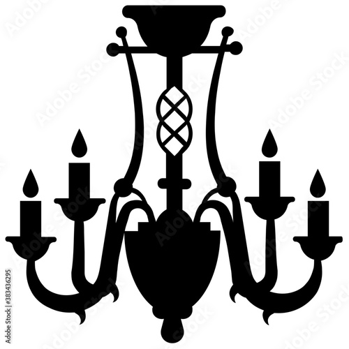 
Isolated icon design of girandole
