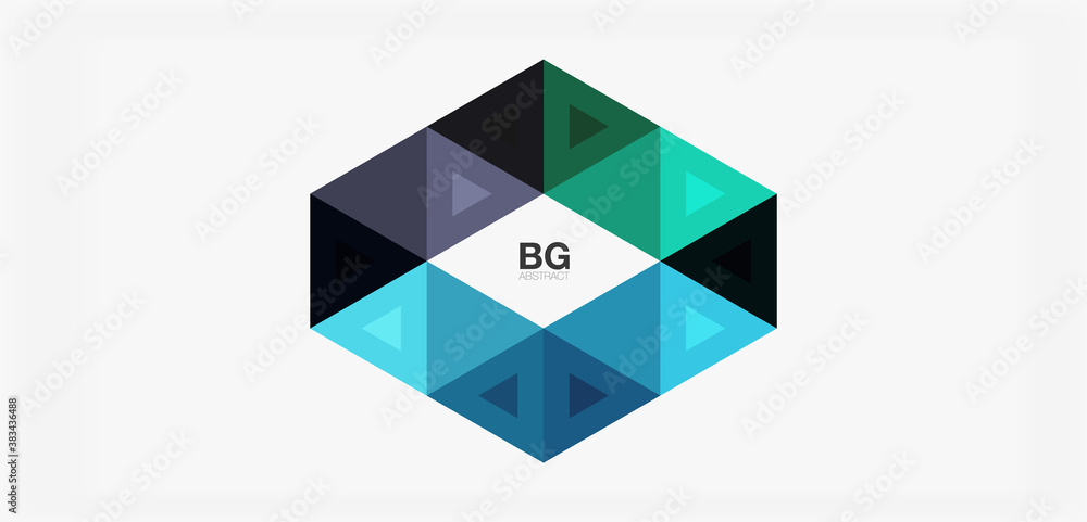 Mosaic triangle pattern abstract background for cover, banner, flyer and poster and other template Mosaic triangle pattern abstract background for cover, banner, flyer and poster and other template