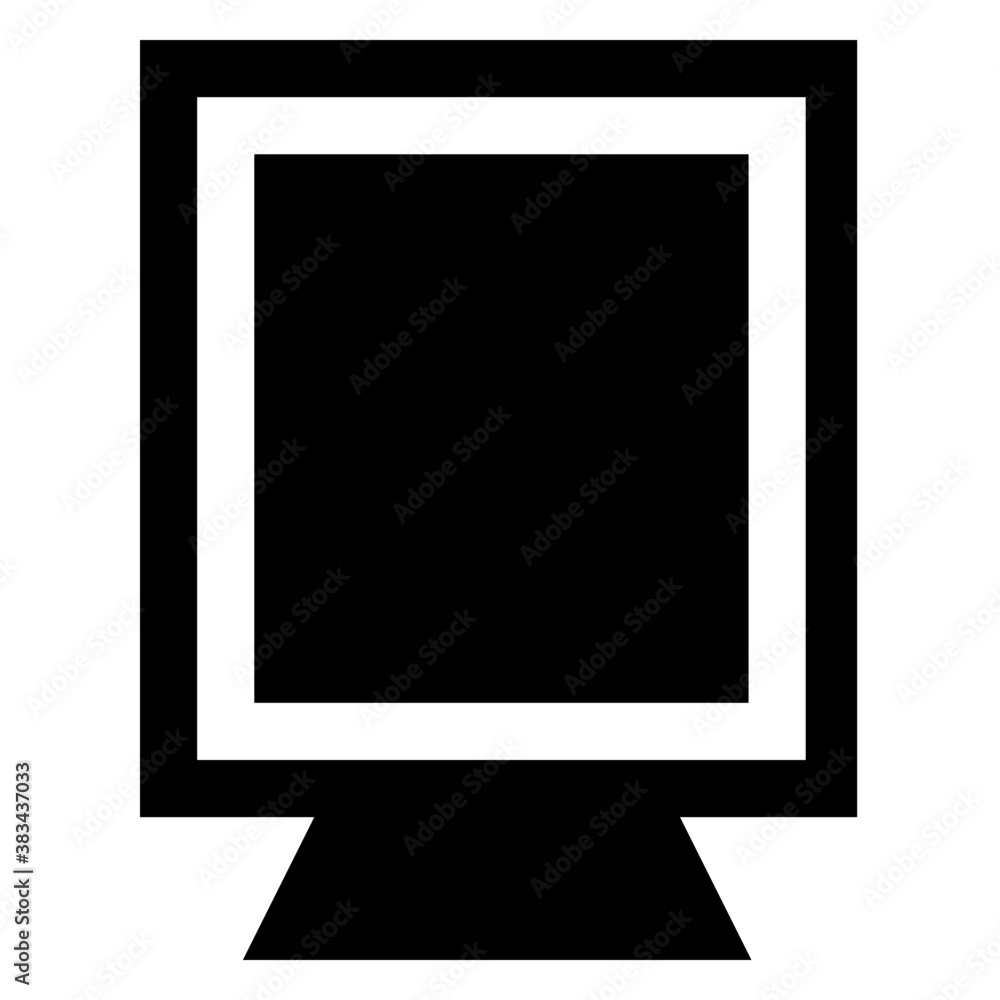 Isolated icon design of exhibition board
Isolated icon design of exhibition board