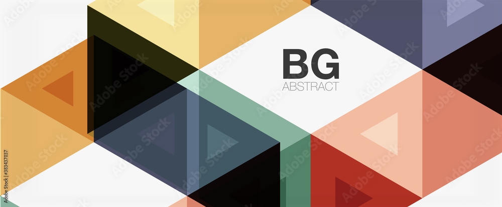 Mosaic triangle pattern abstract background for cover, banner, flyer and poster and other template Mosaic triangle pattern abstract background for cover, banner, flyer and poster and other template