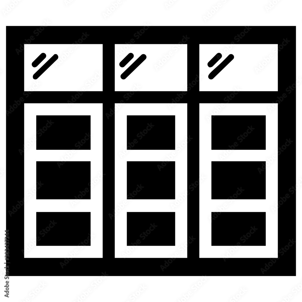 Isolated icon design of plantation shutter
Isolated icon design of plantation shutter