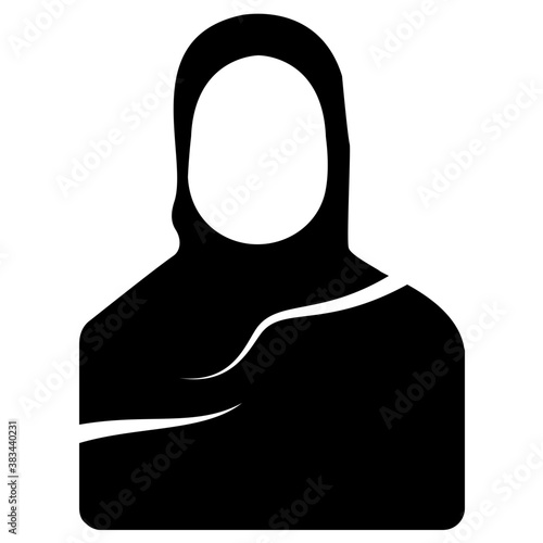 
Arabic woman in paranja, muslim lady
 photo