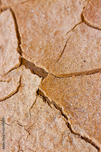 Cracked ground  the effects of drought - concept image