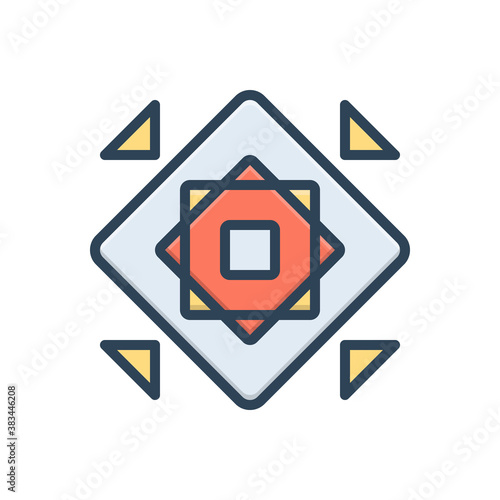 Free Download Color illustration icon for modularize - GFXLoad