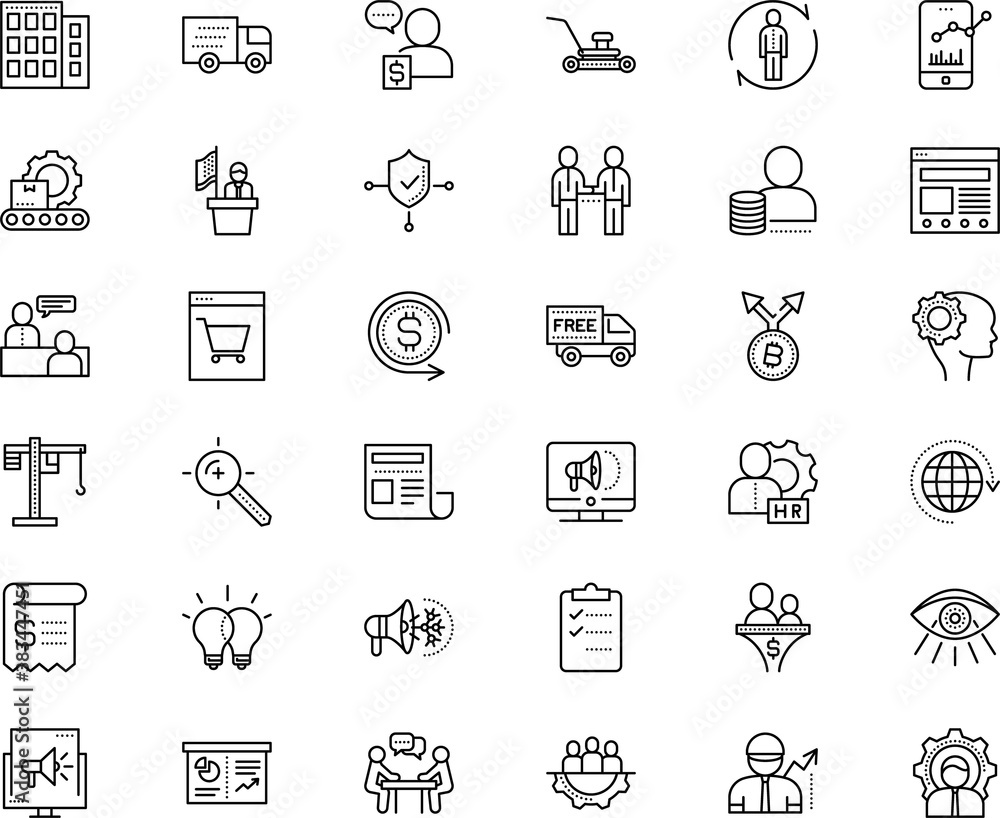 business vector icon set such as: look, art, occupation, secure, screen, male, development, advisor, think, protection, invoicing, crypto-currency, p2p, banner, vision, developer, calculation, view business vector icon set such as: look, art, occupation, secure, screen, male, development, advisor, think, protection, invoicing, crypto-currency, p2p, banner, vision, developer, calculation, view