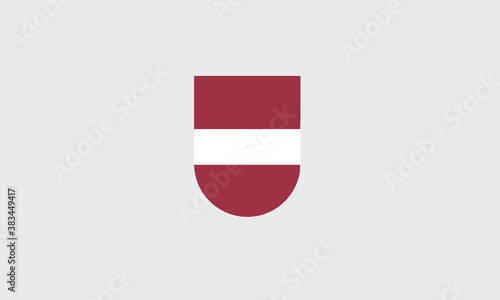 Latvia flag shield vector illustration Free Download Latvia flag shield vector illustration - GFXLoad