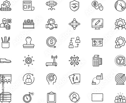 Fototapeta Naklejka Na Ścianę i Meble -  business vector icon set such as: bedside, graphical, member, conceptual, heart, gamble, news, planning report, holder, development, beauty, alarm, code, contact, efficient, hour, mesh, mission