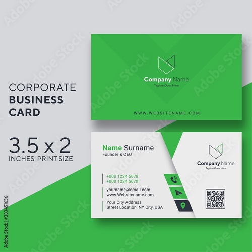 Minimalist business card template