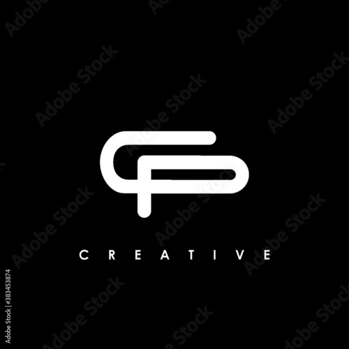 GP Letter Initial Logo Design Template Vector Illustration	
