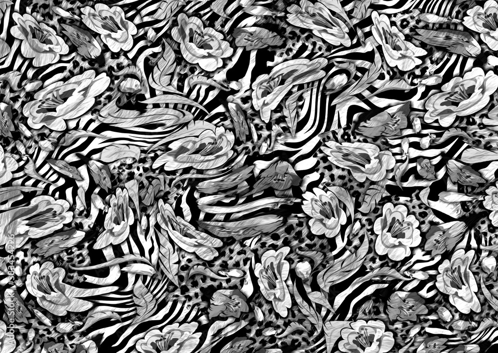 Fototapeta abstract leopard print texture design	
