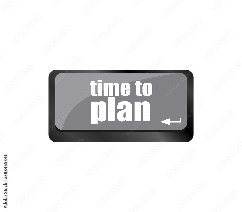 future time to plan concept with key on computer keyboard future time to plan concept with key on computer keyboard