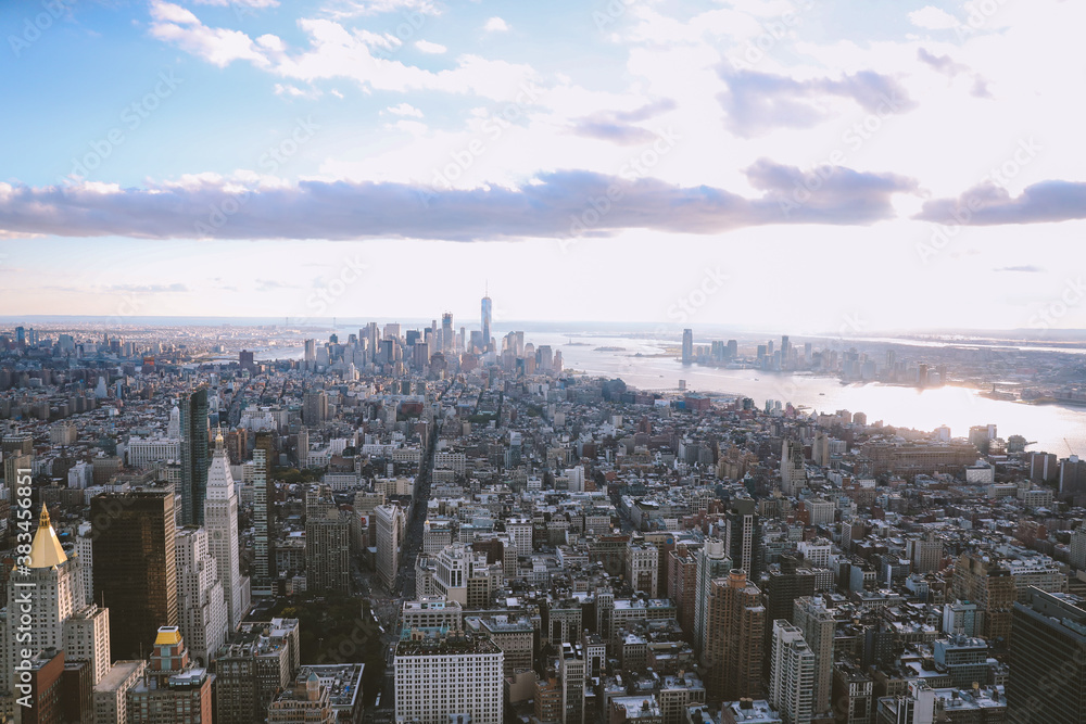 View of Manhattan from Empire State Building, New York City