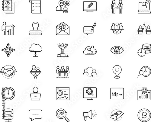 business vector icon set such as: cross, navigation, champion, word, article, ask, assignment, analytical, no, professional, road, commerce, scientist, challenge, click, pedestal, learning
