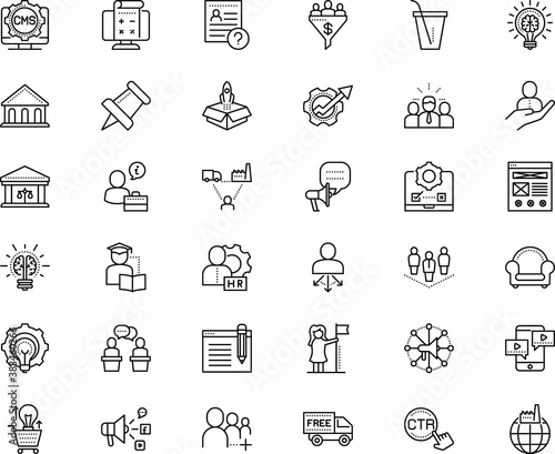 business vector icon set such as  student  ship  notice  drink  remark  station  opinions  productivity  world  developer  environment  sharing  icons  rocket  news  innovative  fly  clip  party