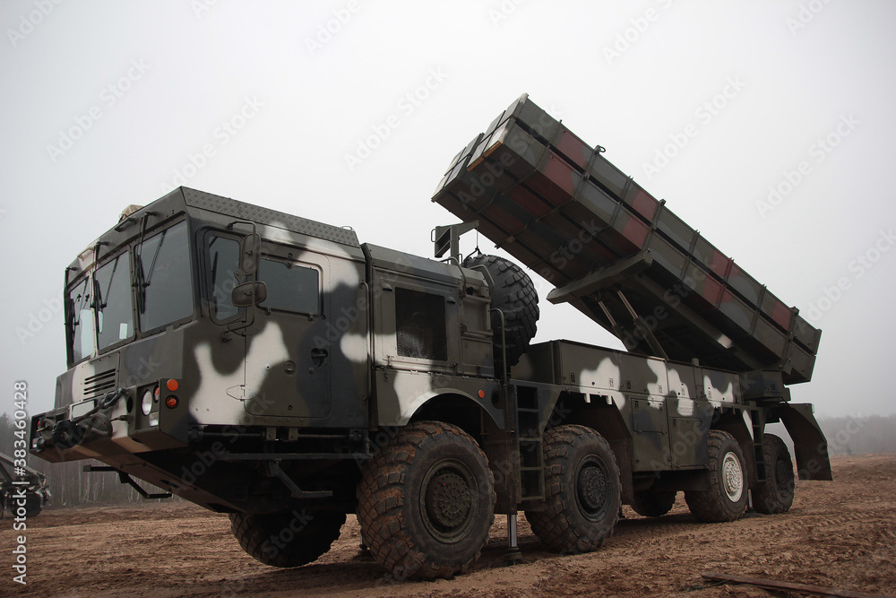 Rocket launcher system Polonaise in the exercise