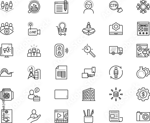 business vector icon set such as: vintage, rounded, ppc, stressed, department, laboratory, pictogram, location, relationship, illness, shopping, structure, per, warming, web layout, derrick
