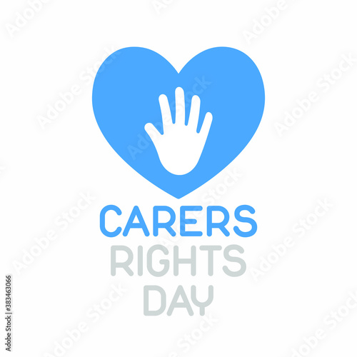 Vector illustration on the theme of Carers rights day observed each year during November.