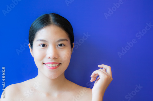 portrait of a woman smiling