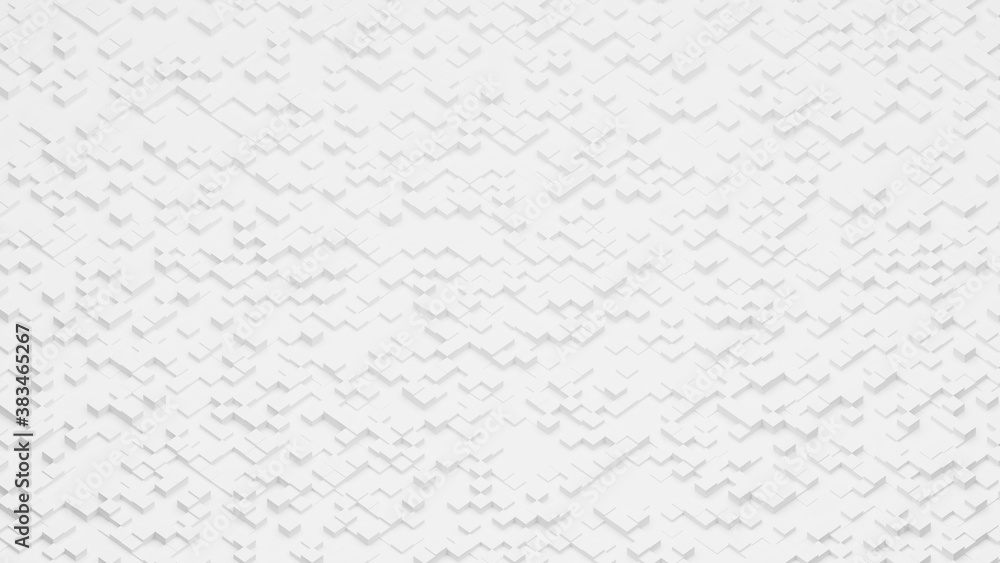 Geometric background made of cubes. The orthographic views.3D image. Geometric background made of cubes. The orthographic views.3D image.