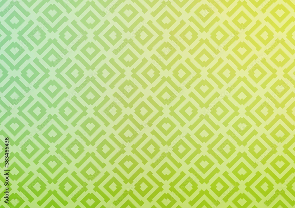 Light Green, Yellow vector layout with lines, rectangle.