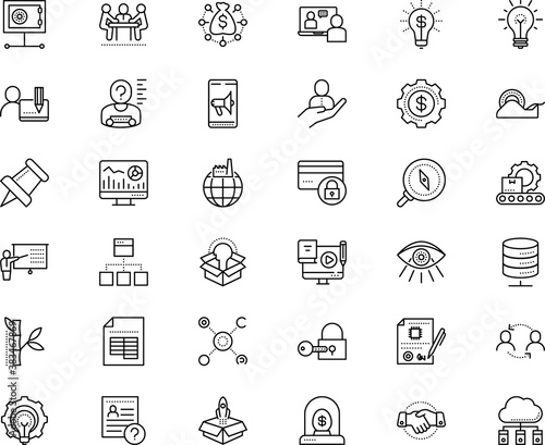business vector icon set such as: sms, speed, fly, learn, label, pen, datacenter, nature, share, print, north, branch, compass, password, wind, computing, friendship, journey, find, needle, software