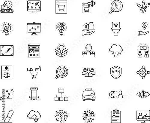 business vector icon set such as: economic, sketch, rubber, city, sea, document, seminar, school, truck, vacation, piece, form, estate, e-commerce, helpful, browser, cash, united, efficiency