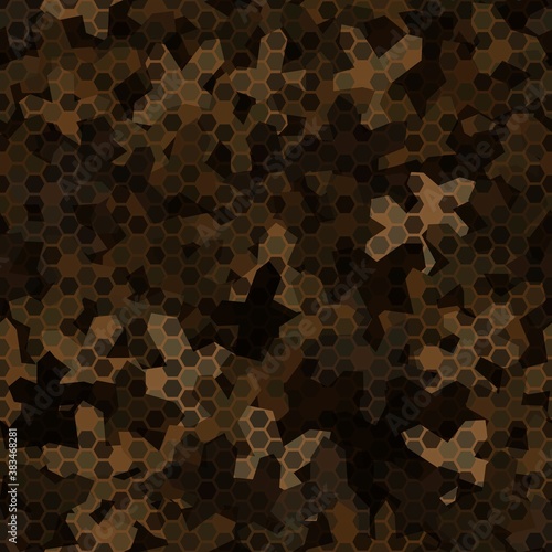 Texture military camouflage seamless pattern. Abstract army vector illustration