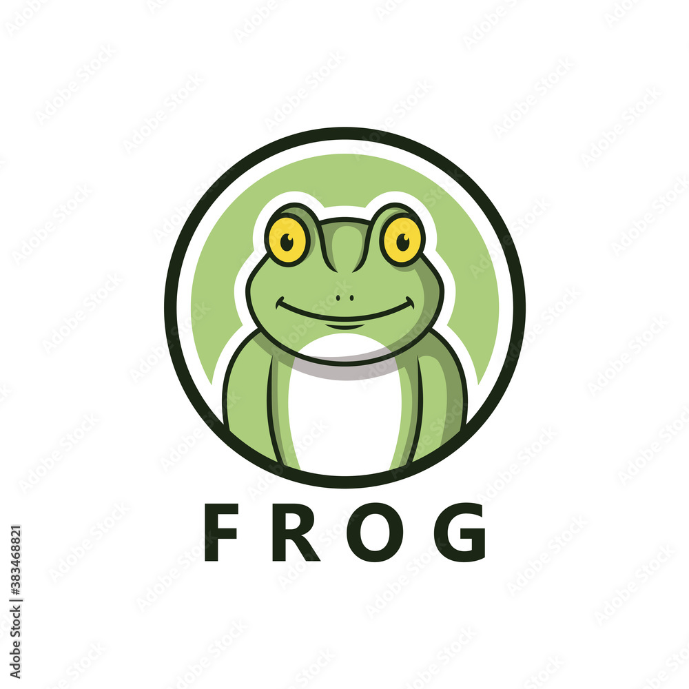 Frog Logo Template Design Vector Frog Logo Template Design Vector