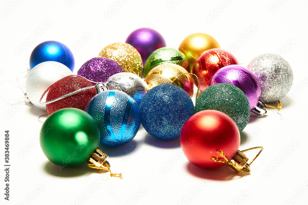 Christmas balls on a white background, new year, christmas toys, holiday, christmas. Christmas balls on a white background, new year, christmas toys, holiday, christmas.