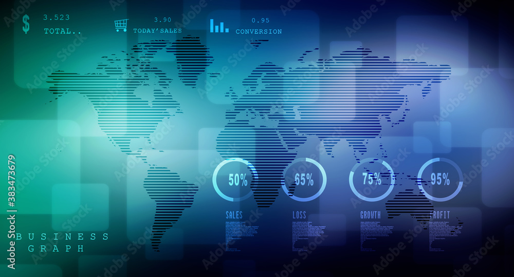 2d illustration world map abstract background
2d illustration world map abstract background