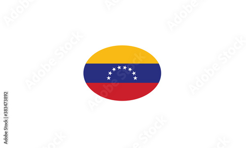 Free Download Venezuela flag oval circle vector illustration - GFXLoad