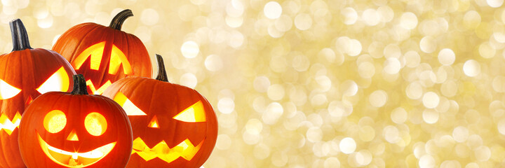 Jack O Lantern Halloween pumpkins