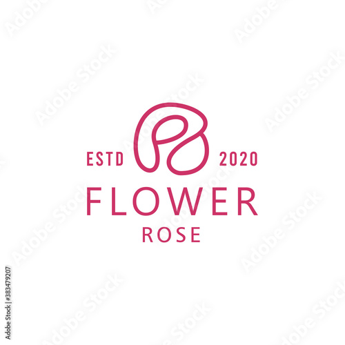 Free Download Rose Flower Logo design Vector - GFXLoad