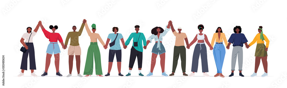 set young women in casual trendy clothes african american female cartoon characters collection horizontal full length vector illustration set young women in casual trendy clothes african american female cartoon characters collection horizontal full length vector illustration